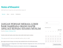 Tablet Screenshot of khozaimi.wordpress.com