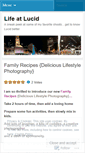 Mobile Screenshot of lifeatlucid.wordpress.com