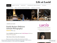 Tablet Screenshot of lifeatlucid.wordpress.com