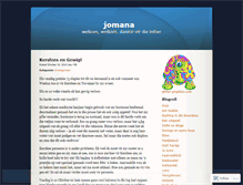 Tablet Screenshot of jomana.wordpress.com