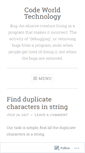 Mobile Screenshot of codeworldtechnology.wordpress.com