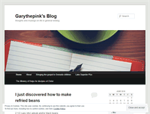 Tablet Screenshot of garythepink.wordpress.com