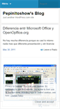 Mobile Screenshot of pepinitoshow.wordpress.com
