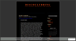 Desktop Screenshot of discoclubbing.wordpress.com