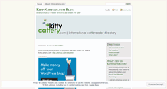 Desktop Screenshot of kittycattery.wordpress.com