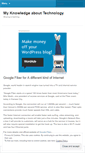 Mobile Screenshot of mytechnowledge.wordpress.com
