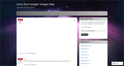 Desktop Screenshot of coreyray7.wordpress.com