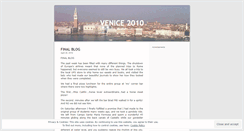 Desktop Screenshot of fvccvenice2010.wordpress.com