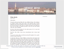 Tablet Screenshot of fvccvenice2010.wordpress.com