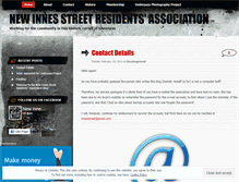 Tablet Screenshot of newinnesstreet.wordpress.com