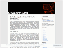 Tablet Screenshot of groceryeats.wordpress.com