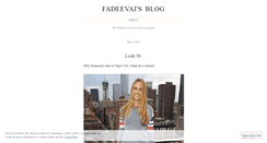 Desktop Screenshot of fadeevai.wordpress.com