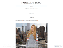 Tablet Screenshot of fadeevai.wordpress.com