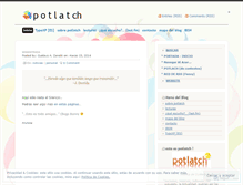 Tablet Screenshot of potlatch.wordpress.com