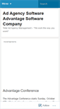Mobile Screenshot of advantagesoftware.wordpress.com