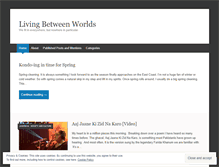 Tablet Screenshot of livingbetweenworlds.wordpress.com