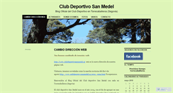 Desktop Screenshot of clubdeportivosanmedel.wordpress.com