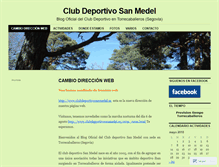 Tablet Screenshot of clubdeportivosanmedel.wordpress.com