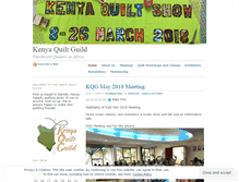 Tablet Screenshot of kenyaquiltguild.wordpress.com