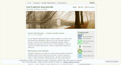 Desktop Screenshot of lescarnetsbaladeurs.wordpress.com