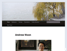 Tablet Screenshot of andrewymoon.wordpress.com