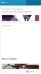 Mobile Screenshot of angelsnippets.wordpress.com