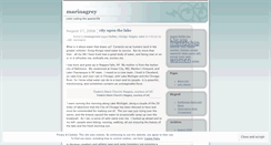 Desktop Screenshot of marinagrey.wordpress.com