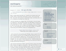 Tablet Screenshot of marinagrey.wordpress.com