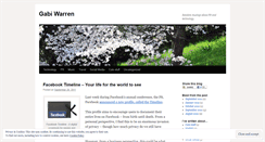 Desktop Screenshot of gabiwarren.wordpress.com