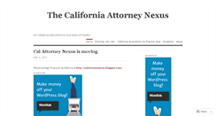 Desktop Screenshot of calattorneynexus.wordpress.com