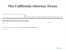 Tablet Screenshot of calattorneynexus.wordpress.com