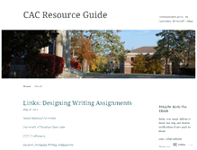 Tablet Screenshot of cacresourceguide.wordpress.com