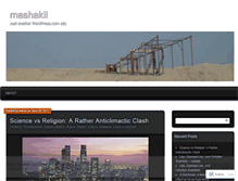 Tablet Screenshot of mashakil.wordpress.com