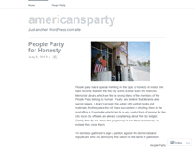 Tablet Screenshot of americansparty.wordpress.com