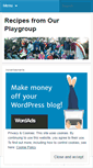 Mobile Screenshot of playgrouprecipes.wordpress.com
