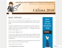 Tablet Screenshot of crisma2010psg.wordpress.com
