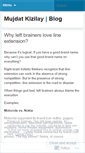 Mobile Screenshot of mujdatkizilay.wordpress.com
