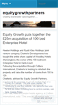 Mobile Screenshot of equitygrowthpartners.wordpress.com