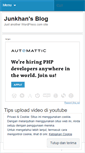Mobile Screenshot of junkhan.wordpress.com