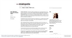 Desktop Screenshot of mialopolis.wordpress.com