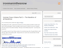 Tablet Screenshot of ironmaninthesnow.wordpress.com