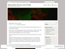 Tablet Screenshot of exploringsoulsandcities.wordpress.com