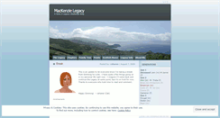 Desktop Screenshot of mackenzielegacy.wordpress.com