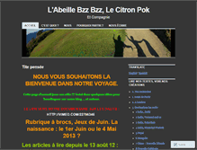 Tablet Screenshot of bzzbzzpok.wordpress.com