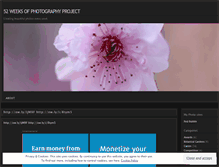 Tablet Screenshot of 52weeksofphotography.wordpress.com