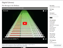 Tablet Screenshot of dliteracy.wordpress.com