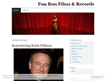 Tablet Screenshot of funrunrecords.wordpress.com