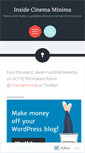 Mobile Screenshot of cinemaminima.wordpress.com
