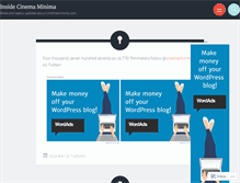 Tablet Screenshot of cinemaminima.wordpress.com