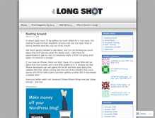 Tablet Screenshot of davelong.wordpress.com